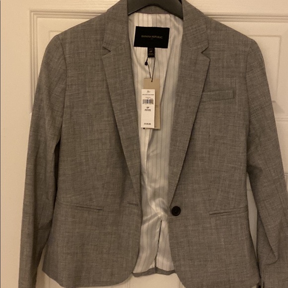 Banana republic grey blazer BNWT - Picture 3 of 6